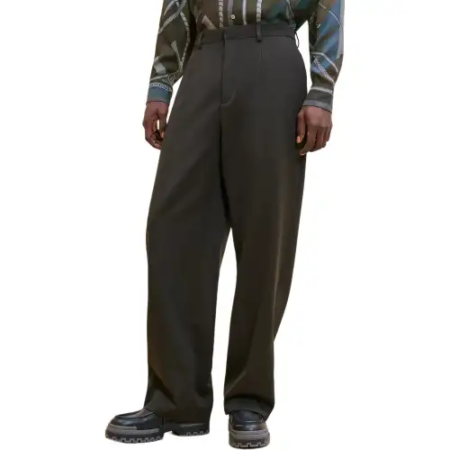 HERMES Casual Pants Men's Khaki