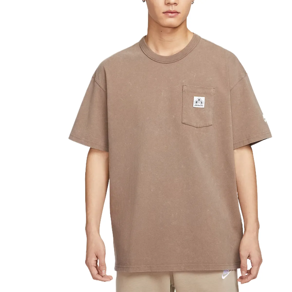 Nike Sportswear T Shirt Men's Mink Brown