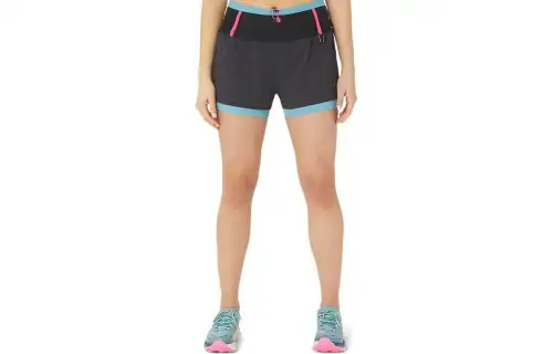 ASICS Casual Shorts Women's Performance Black/Gray Blue