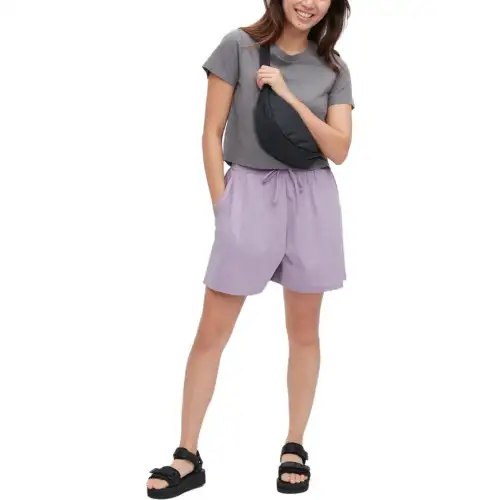 UNIQLO Casual Shorts Women's Blue Purple Moderate