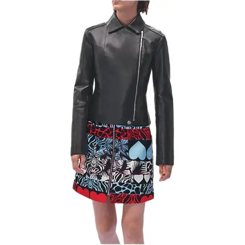 HERMES Jackets Women's Black Lapel Moderate Other