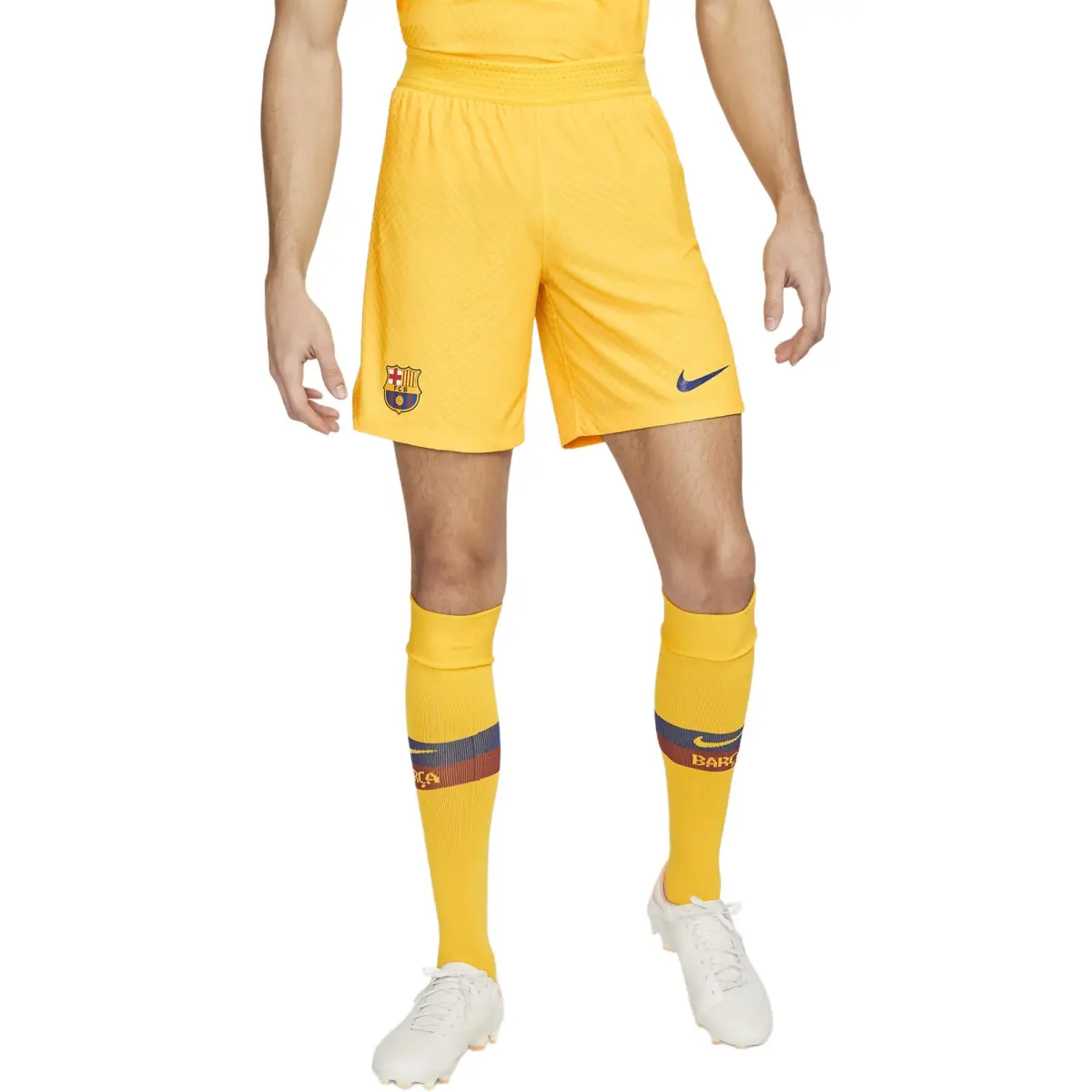Nike F.C. Barcelona 2023/24 Match Fourth Soccer Bottom Men's Yellow
