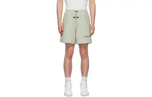 Fear Of God Essentials FW21 Volley Shorts Green/Concrete Casual Shorts Men's Green