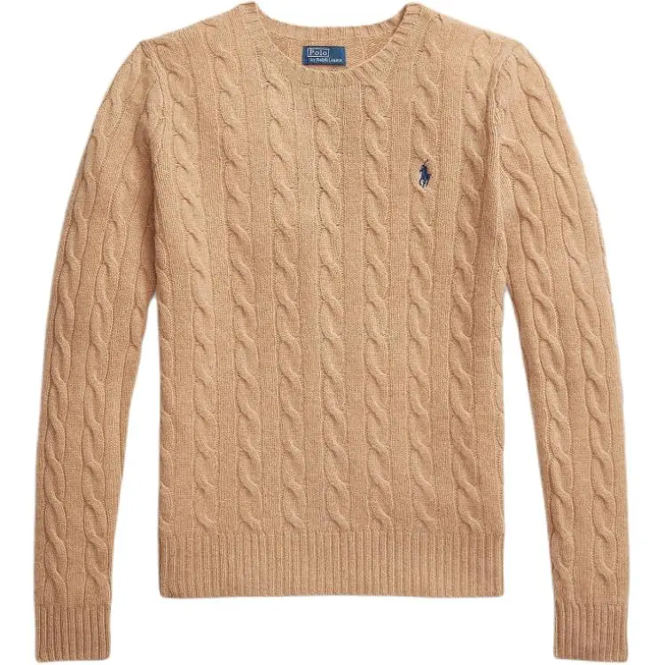Polo Ralph Lauren Sweater Standard Women's Camel Mixed Color