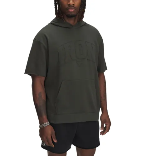 Under Armour Project Rock Sweatshirt Men's Gray Green