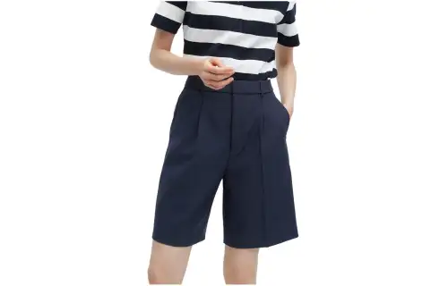 UNIQLO Casual Shorts Women's Navy Blue Moderate