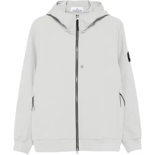 Stone Island Q100004 hooded zip-front jacket