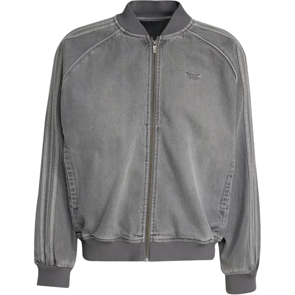 Adidas Originals Sst Adicolor denim bomber jacket