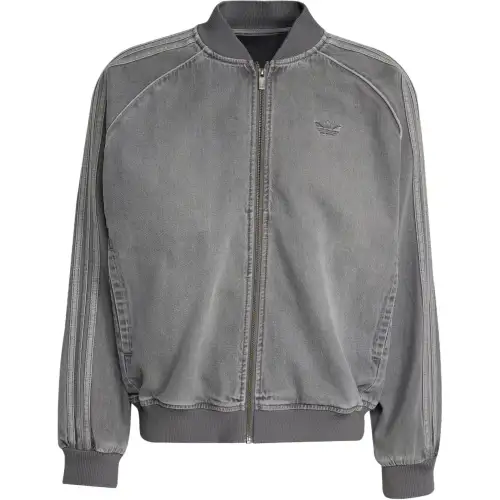 Adidas Originals Sst Adicolor denim bomber jacket