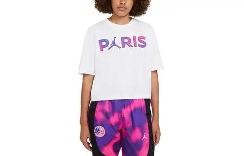 Jordan Paris Saint Germain T Shirt Women's White