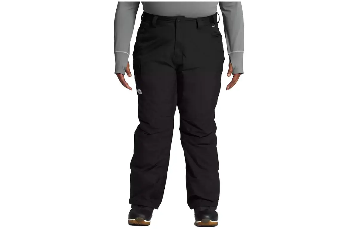 THE NORTH FACE Knitted Sweatpants Women's Black Moderate Straight Fit Pants