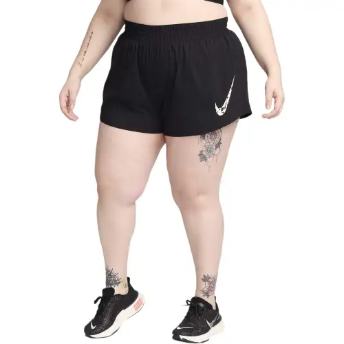 Nike Dri Fit Rise 365 One Swoosh Casual Shorts Women's Black