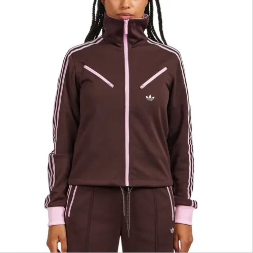Adidas Originals three-stripe zip-up sweatshirt