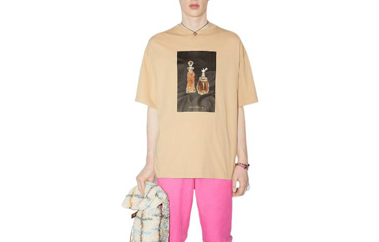 Мужская футболка Acne Studios с принтом (белая)