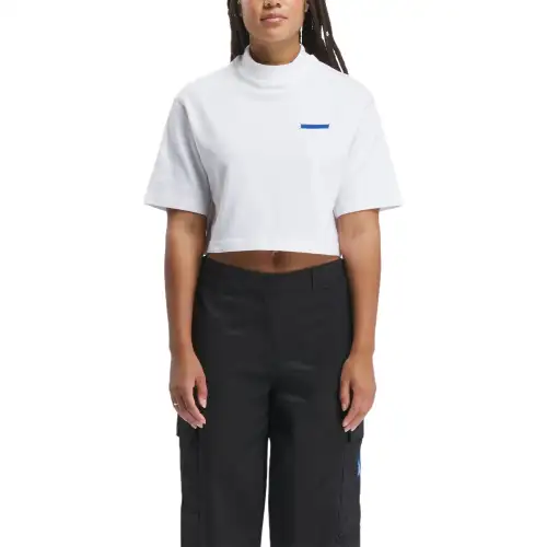 Reebok x MILK MAKEUP SS24 Drop Shoulder Sleeve T Shirt Women's White