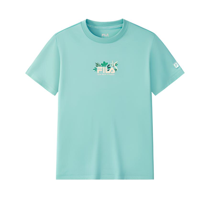 Мужская футболка Fila KIDSTWHITE LINE (зеленая)