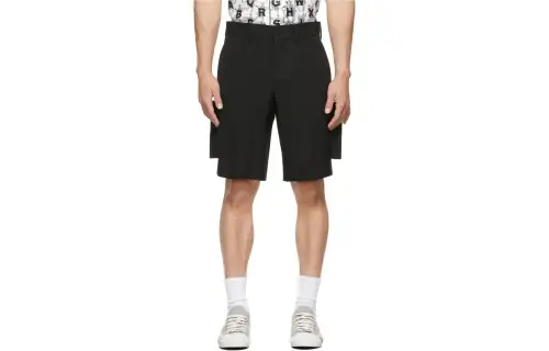 Burberry Casual Shorts Men's Black Moderate