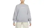 Jordan Sweatshirts Women's Gray Blue Crew Neck Moderate Regular