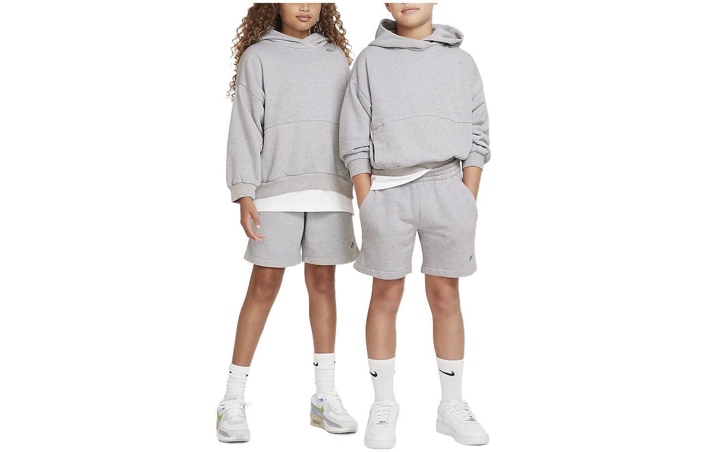 Худи Nike Sportswear Icon Fleece (светло-серое)