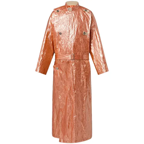 LOUIS VUITTON Trench Coat Unisex Rose Gold