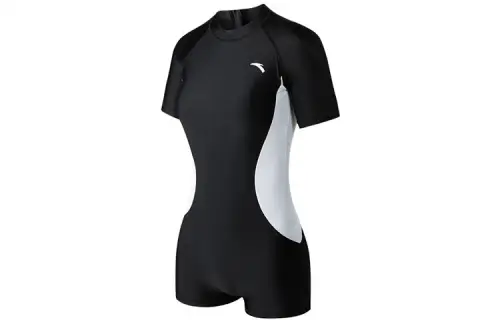 Anta Variety Training Collection One piece Swimsuit Women's Black
