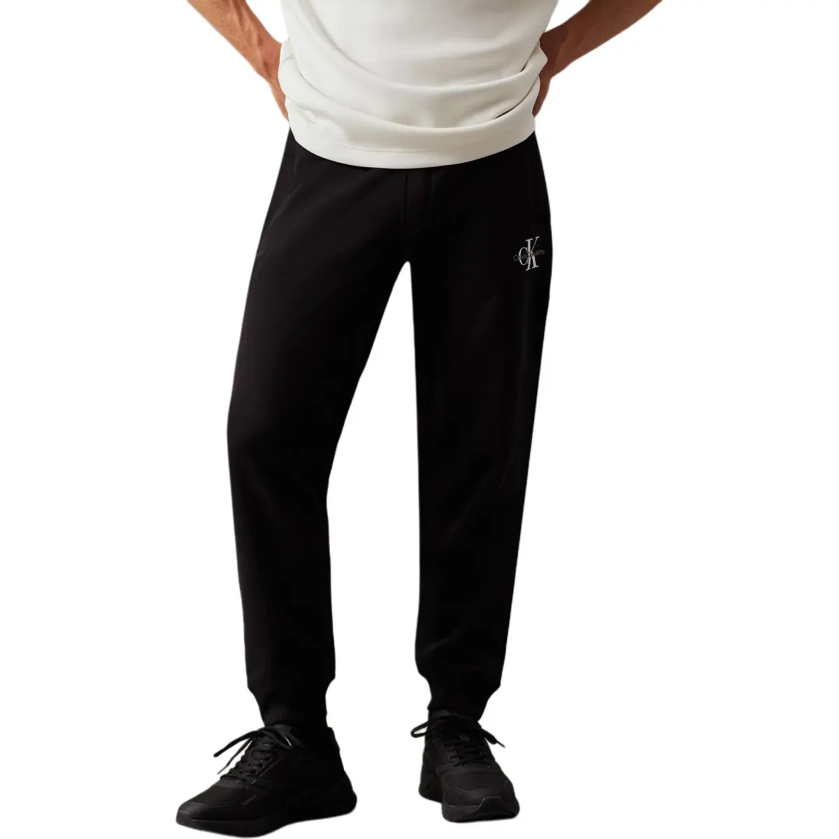 CALVIN KLEIN Casual Pants Europe Version Men's Black