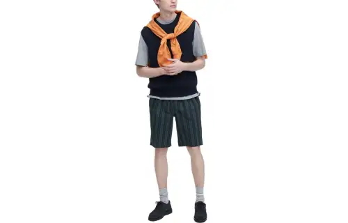 UNIQLO Casual Shorts Men's Black Moderate