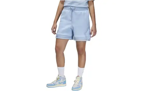 Jordan Flight Fleece Sports Shorts Women's Blue Gray
