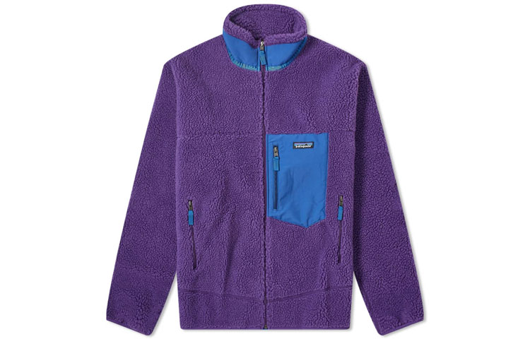 Patagonia Contrasting pocket Faux shearling Jacket