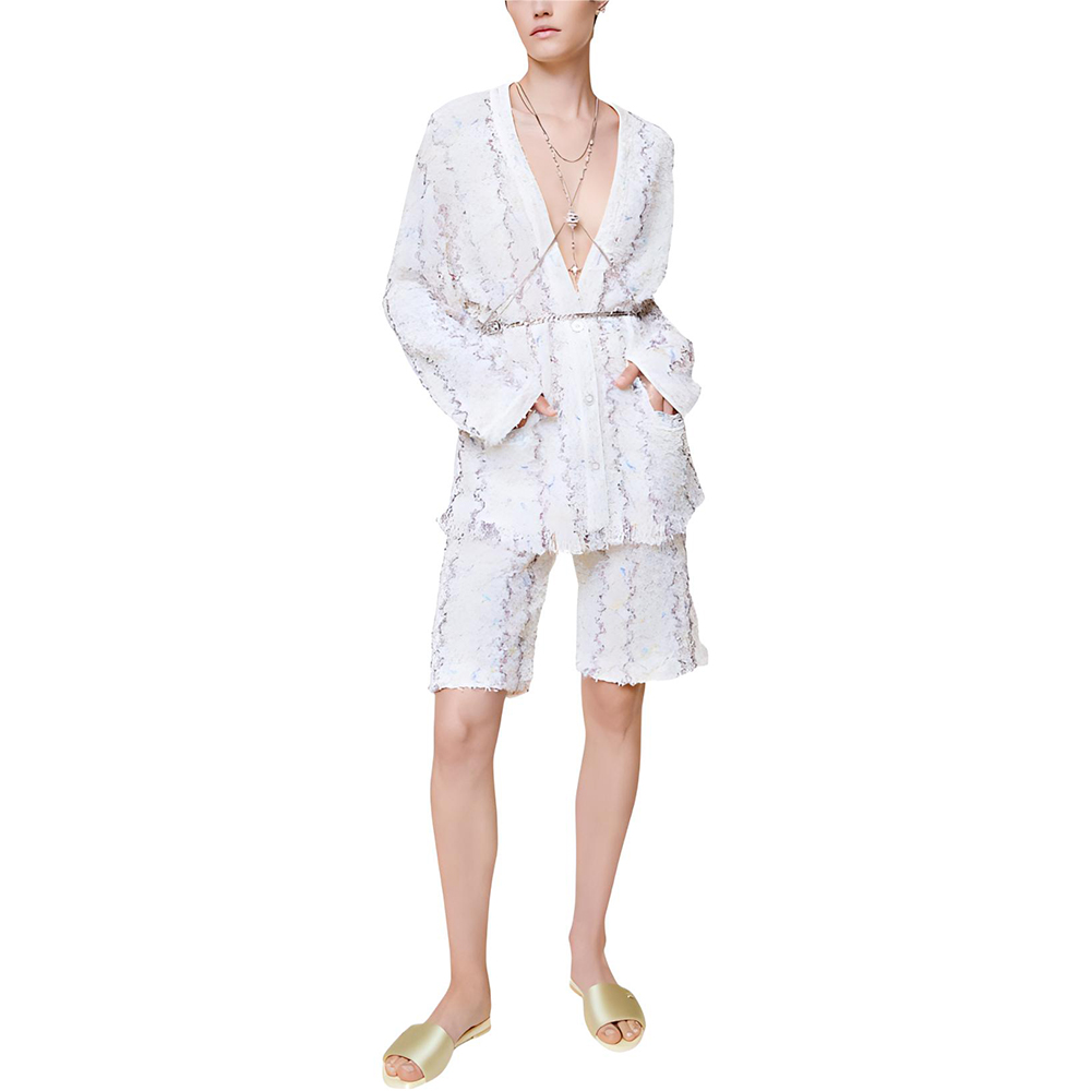 Женский кардиган Chanel SS22 (белый)