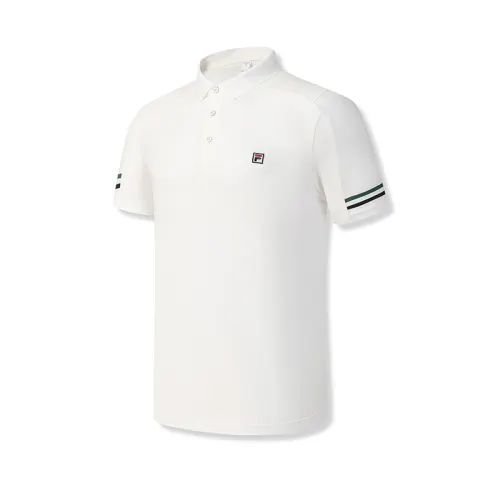 FILA Tennis Polo Shirt Men's Jade White