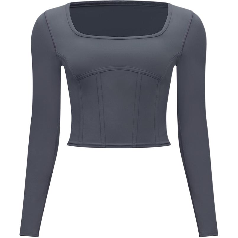 Lululemon Yoga T Shirts Women’s Square Collar Moderate