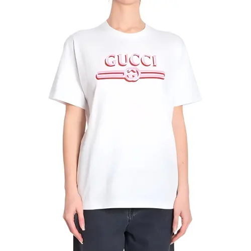 Gucci Printed cotton jersey T-shirt