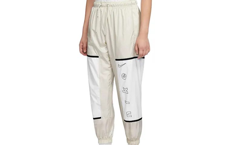 Nike Casual Pants Women's Light Bone Moderate Cuffed Pants