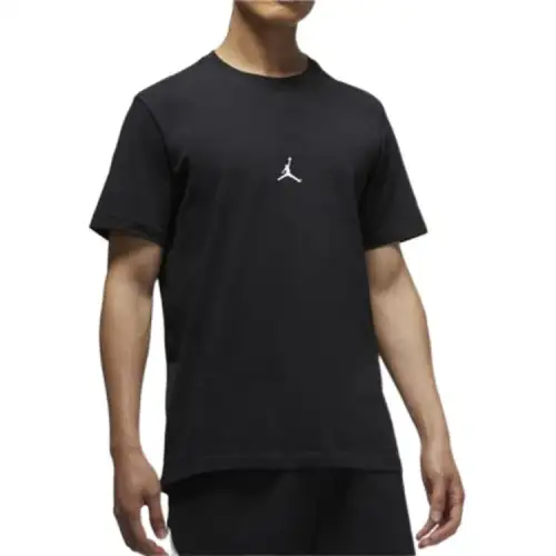 Jordan Apparel T Shirts Men's Black Crew Neck