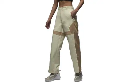 Jordan Casual Pants Women's Light Khaki Moderate Straight Fit Pants