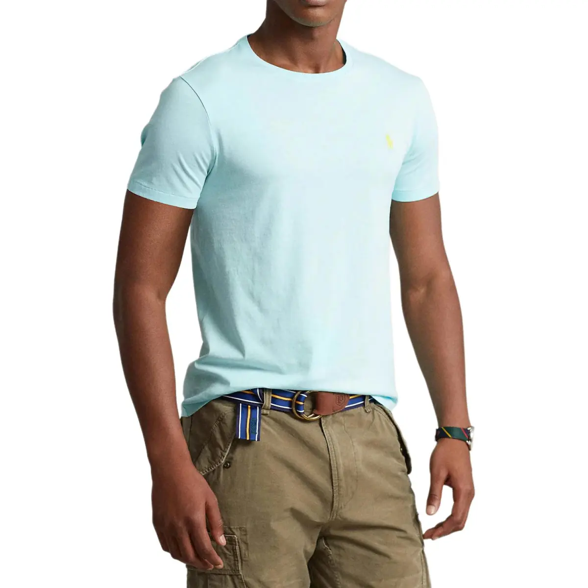 Polo Ralph Lauren SS23 T Shirt Men's Mint Blue