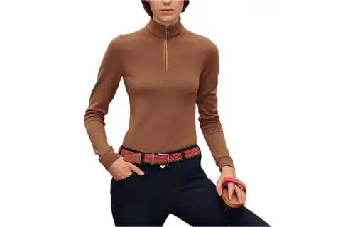 HERMES FW22 Knitwear Women's Camel