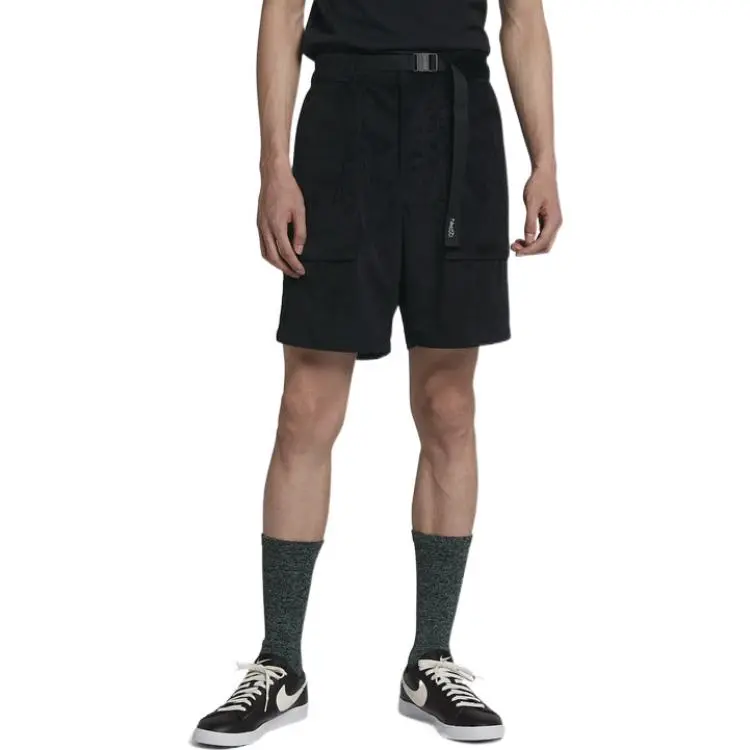 Nike Sports Shorts Men's Black Moderate Straight Fit Pants