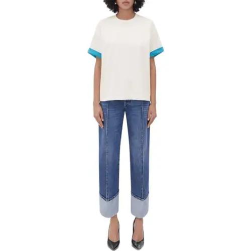 Bottega Veneta Cotton Jersey T Shirt White