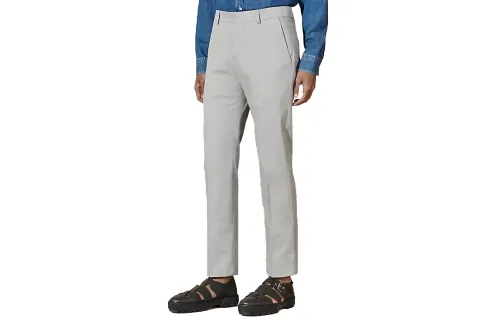 HERMES Casual Pants Men's Bright Gray