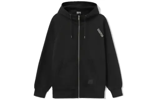 Li Ning, sports basketball cardigan for leisure with hood, black jacket