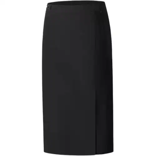 ANTA Casual Long Skirts Women's Black Moderate Mid Length A Line Skirt