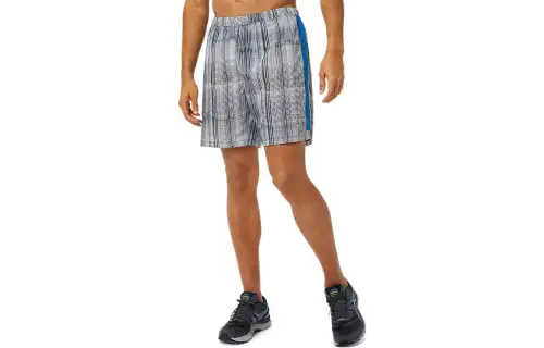 Asics Ready Set 7in Graphic Casual Shorts Men's Blue