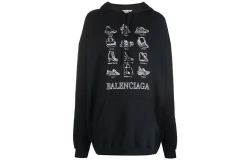 Balenciaga Sweatshirt Women's Black