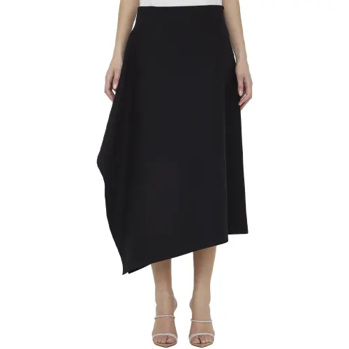 Bottega Veneta Asymmetric Midi Skirt