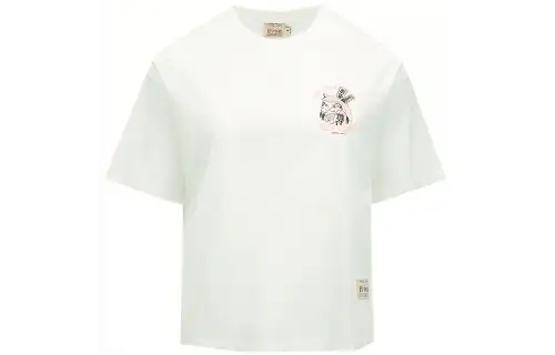 EVISU Batwing Sleeve T Shirt Women's White