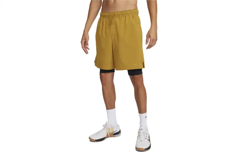 Nike Sports Shorts Men's Earth Yellow Moderate