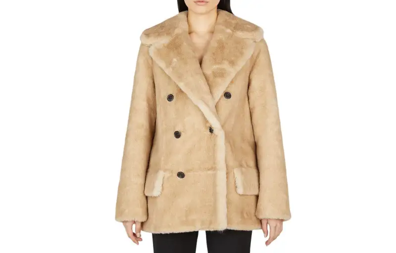 SAINT LAURENT Double-breasted Button-fastening Coat