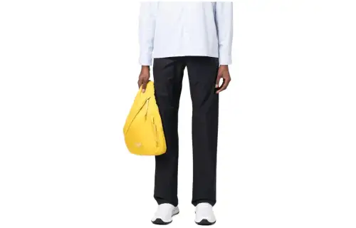 PRADA Casual Pants Men's Black Moderate Straight Fit Pants